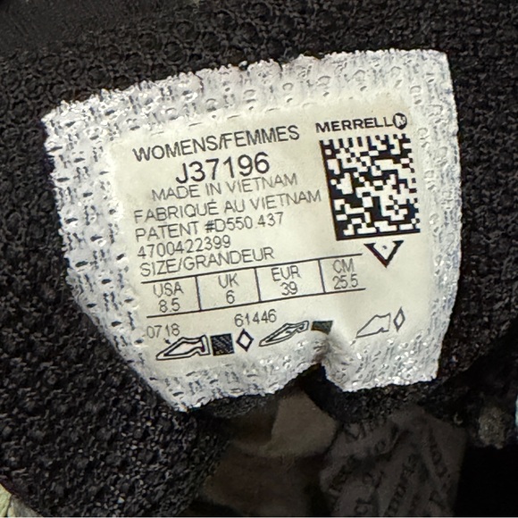 Merrell SIREN EDGE 3 Shoes Womens Size 8.5 Black Paradise Hiking Trail J37196 - Picture 2 of 14